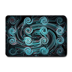 Background Neon Abstract Small Doormat 