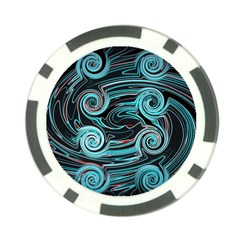 Background Neon Abstract Poker Chip Card Guard