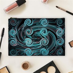 Background Neon Abstract Cosmetic Bag (large)