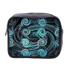 Background Neon Abstract Mini Toiletries Bag (two Sides)