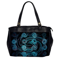 Background Neon Abstract Oversize Office Handbag