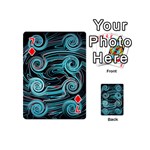 Background Neon Abstract Playing Cards 54 Designs (Mini) Front - Diamond7