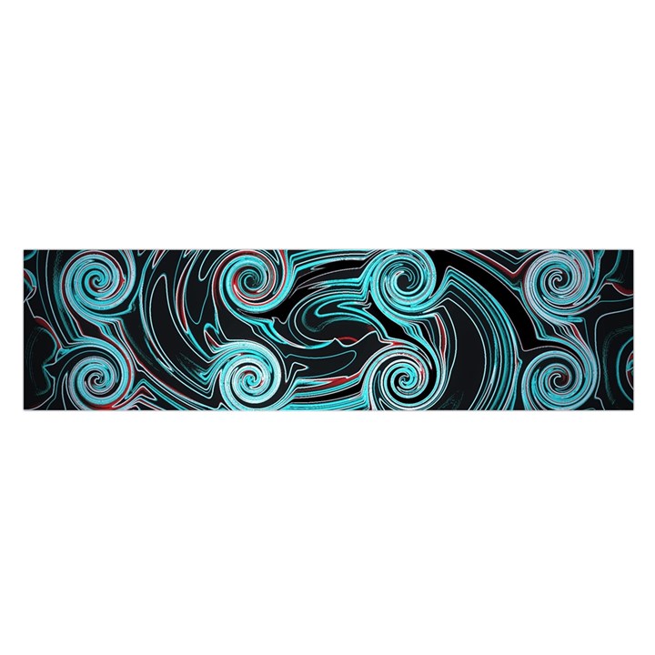 Background Neon Abstract Satin Scarf (Oblong)