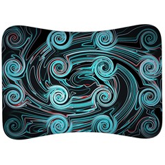 Background Neon Abstract Velour Seat Head Rest Cushion by HermanTelo