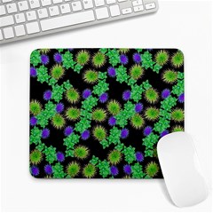 Flowers Pattern Background Large Mousepads by HermanTelo