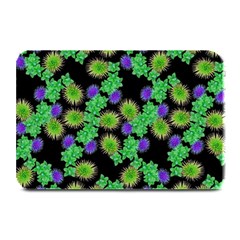 Flowers Pattern Background Plate Mats