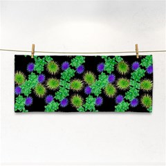 Flowers Pattern Background Hand Towel by HermanTelo