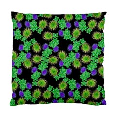 Flowers Pattern Background Standard Cushion Case (two Sides)