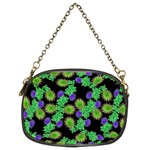 Flowers Pattern Background Chain Purse (Two Sides) Front