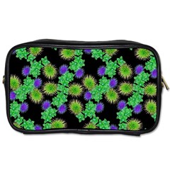 Flowers Pattern Background Toiletries Bag (one Side)