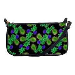 Flowers Pattern Background Shoulder Clutch Bag by HermanTelo