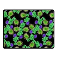 Flowers Pattern Background Fleece Blanket (small) by HermanTelo