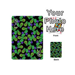 Flowers Pattern Background Playing Cards 54 Designs (mini)