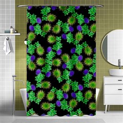 Flowers Pattern Background Shower Curtain 48  X 72  (small)  by HermanTelo