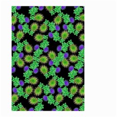 Flowers Pattern Background Small Garden Flag (two Sides)