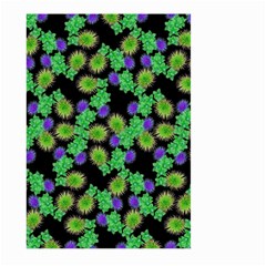 Flowers Pattern Background Large Garden Flag (two Sides)