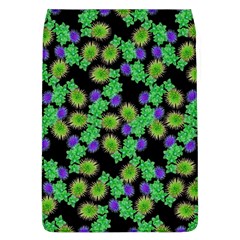 Flowers Pattern Background Removable Flap Cover (l)