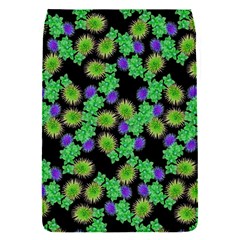 Flowers Pattern Background Removable Flap Cover (s)