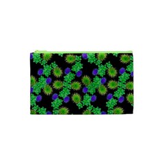 Flowers Pattern Background Cosmetic Bag (xs) by HermanTelo