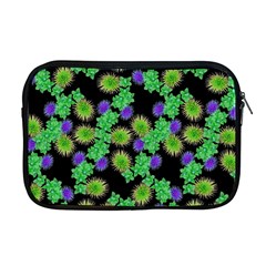 Flowers Pattern Background Apple Macbook Pro 17  Zipper Case by HermanTelo