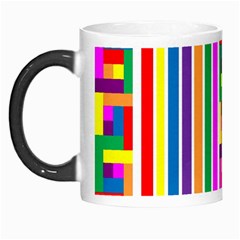 Rainbow Geometric Spectrum Morph Mugs by Mariart