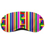 Rainbow Geometric Spectrum Sleeping Mask Front