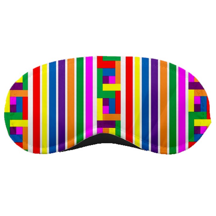 Rainbow Geometric Spectrum Sleeping Mask