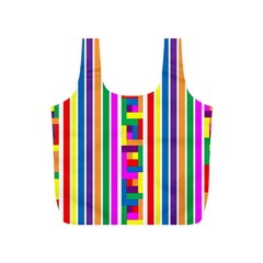 Rainbow Geometric Spectrum Full Print Recycle Bag (s) by Mariart