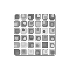 Zappwaits   Retro Square Magnet by zappwaits