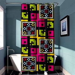 Squares Pattern                                  Shower Curtain 36  X 72  by LalyLauraFLM