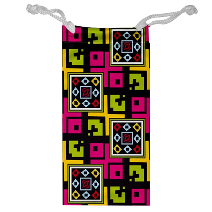 Squares pattern                                  Jewelry Bag