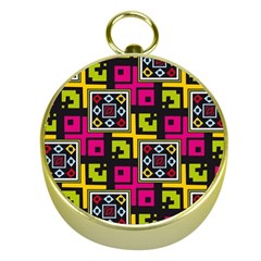 Squares Pattern                                  Gold Compass by LalyLauraFLM