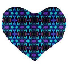 J 3 Large 19  Premium Flano Heart Shape Cushions by ArtworkByPatrick