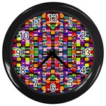 J 5 Wall Clock (Black) Front