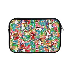 Colorful Paint Strokes On A White Background                                 Apple Ipad Mini Protective Soft Case by LalyLauraFLM