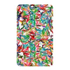 Colorful Paint Strokes On A White Background                                  Memory Card Reader (rectangular) by LalyLauraFLM