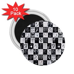 J 8 2.25  Magnets (10 pack) 