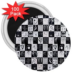 J 8 3  Magnets (100 Pack) by ArtworkByPatrick