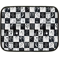 J 8 Double Sided Fleece Blanket (Mini) 