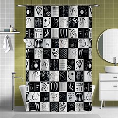 J 8 Shower Curtain 48  x 72  (Small) 