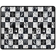 J 8 Double Sided Fleece Blanket (Medium) 