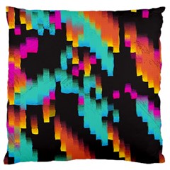 Rectangles in retro colors                                 Standard Flano Cushion Case (Two Sides)