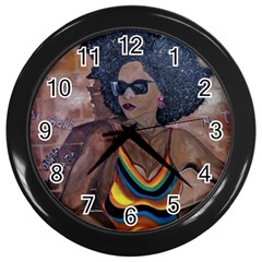 Dd Wall Clock (black) by 2872609