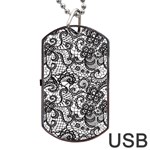 Encaje Dog Tag USB Flash (One Side) Front