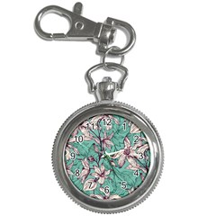 Vintage Floral Pattern Key Chain Watches by Sobalvarro