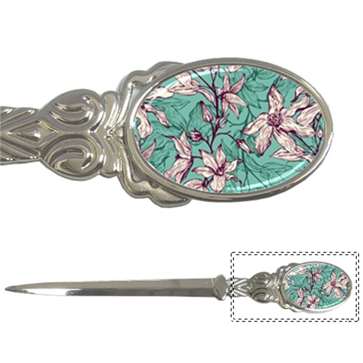 Vintage Floral Pattern Letter Opener