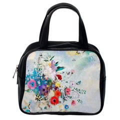 Floral Bouquet Classic Handbag (one Side) by Sobalvarro