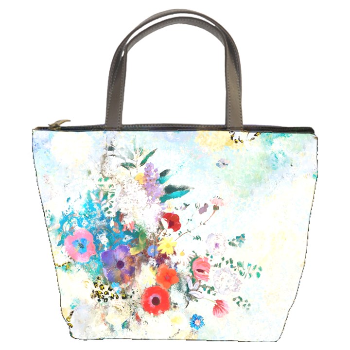 Floral Bouquet Bucket Bag