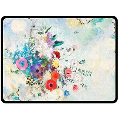 Floral Bouquet Fleece Blanket (large)  by Sobalvarro