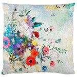 Floral Bouquet Large Flano Cushion Case (Two Sides) Front